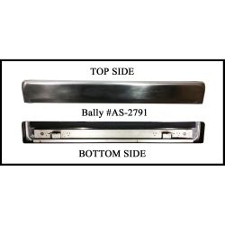 Bally Standard Size Stainless Steel Lockdown Bar - Circa 1974-1988